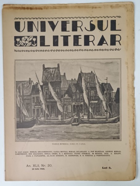 UNIVERSUL LITERAR , No. 30 , 1926
