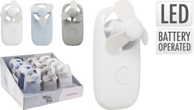 Mini ventilator portabil cu LED foto