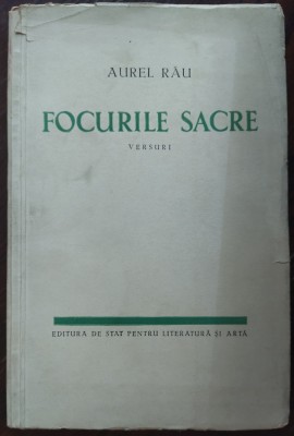AUREL RAU - FOCURILE SACRE (VERSURI) [ESPLA, 1956] foto