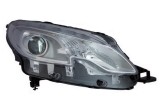 Far Peugeot 2008, 03.2013-06.2016, partea Dreapta, cu lumina timp de zi tip LED; tip bec H7+H7+PWY24W; electric; argintiu; fara motor, DEPO