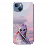 Husa compatibila cu Apple iPhone 13 Silicon Gel Tpu Model Demon Slayer Sabito