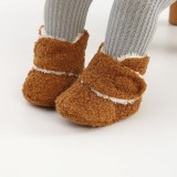 Cizmulite maro pentru bebelusi - Lola (Marime Disponibila: 6-9 luni (Marimea 19, Superbaby