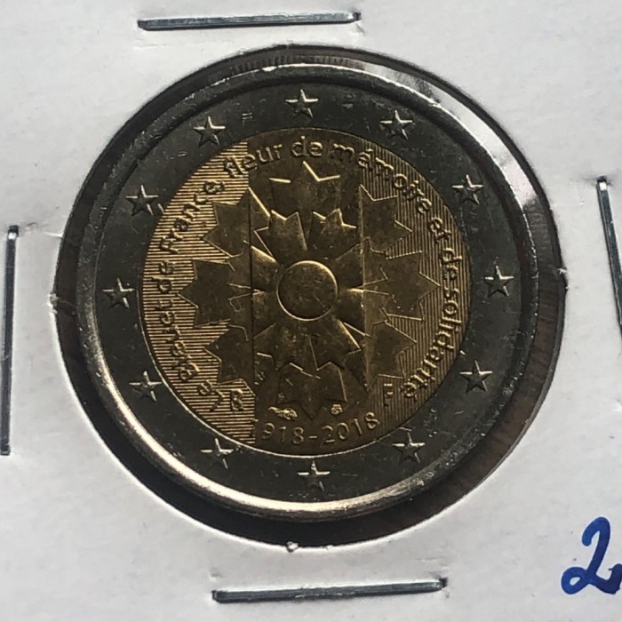 Piece De 2 Euro Fleur De Memoire