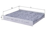 KNECHT LAK 293 Filtru aer habitaclu