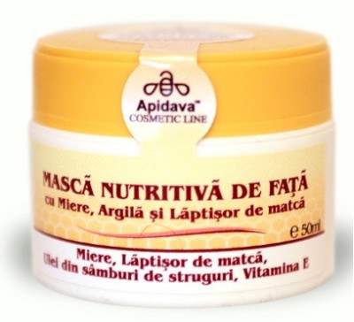 MASCA&amp;quot;CLEOPATRA&amp;quot;CU MIERE,ARGILA,LAPT.MATCA,VIT.E 50ml APIDAVA foto