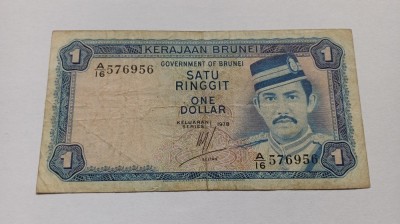 Brunei 1Dollar 1978 foto