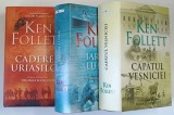 TRILOGIA SECOLULUI ( CADEREA URIASILOR / IARNA LUMII / CAPATUL VESNICIE ) , VOLUMELE I - III de KEN FOLLETT , 2013 *EDITIE CARTONATA , *VOLUMUL III PR