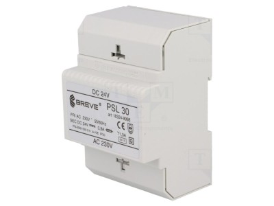 Alimentator Transformator DIN 24VDC 30W foto