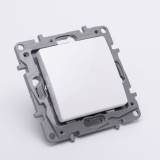 &Icirc;ntrerupător simplu 10A alb Salbei - LEGRAND
