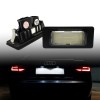 Set 2 Lampi LED Numar Inmatriculare Auto 18 SMD 4014 Canbus Compatibila Audi A1 A3 A4 A5 A6 A7 Q3 Q5 RS S-Line Lumina Alba Xenon 12V Plug &amp; Play Canbu