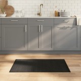 Covor Bambus vidaXL Negru 60x100 cm Dreptunghiular Antiderapant
