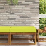 vidaXL Perna pentru canapea de exterior Verde 80 x 80 x 8 cm Poliester 900817