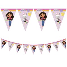 Banner litere Happy Birthday Gabby s Dollhouse 230 cm