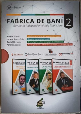 FABRICA DE BANI 2, REVOLUTIA INDEPENDENTEI TALE FINANCIARE (4 DVD-URI)-DANIEL ZARNESCU, PERA NOVACOVICI, LO-239414 foto