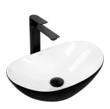 Lavoar pentru blat REA Royal Mini Black White