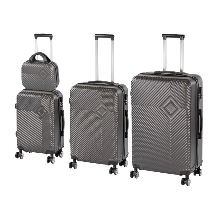 TraveLux Pro XXIV gurul&oacute;s bőr&ouml;nd szett sz&uuml;rke