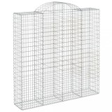 Cumpara ieftin Cos gabion arcuit 200x50x200/220 cm fier galvanizat