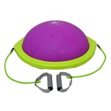 Minge echilibru, Bosu Ball, diametru 60cm, violet, pentru aerobic, gimnastica, fitness