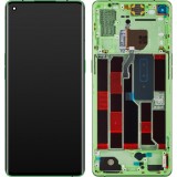 Cumpara ieftin Display cu Touchscreen Oppo Reno4 Pro 5G, cu Rama, Verde, Service Pack 4905501