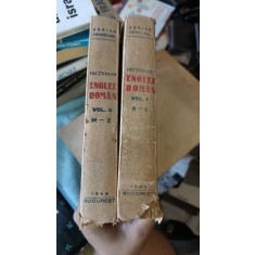 Dictionar Englez-Roman (2 volume) - Adrian Zahareanu