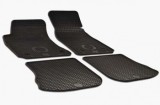 Covorase Auto Cauciuc Umbrella Audi A4 B5 (1995-2000) Gri Carbon, Set 4 Bucati, Impermeabile, Antialunecare, Bordura Inalta