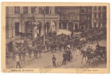 3301 - BUCURESTI, Teatre Market, Romania - old postcard, CENSOR - used - 1917