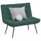 vidaXL Bancă verde &icirc;nchis 110x74x84 cm catifea 4012339
