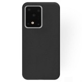 Husa Silicon Neagra Samsung Galaxy S20 Ultra, Carcasa Protectie Telefon TPU