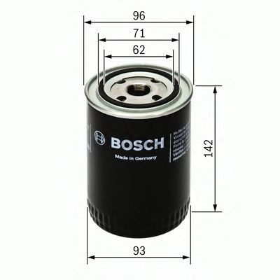 Filtru ulei VW PASSAT (3B2) (1996 - 2001) BOSCH 0 986 452 400