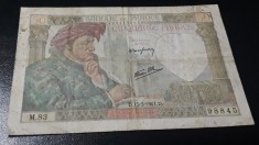 Bancnota 50 francs 1941 din France