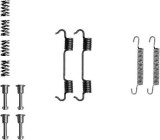 TEXTAR 97012600 set accesorii, saboti frana parcare