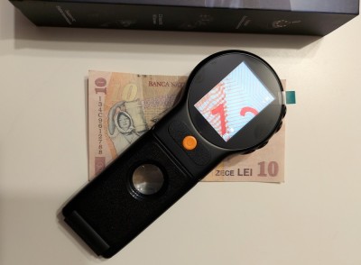 Microscop / Lupa digitala pentru bancnote/timbre foto