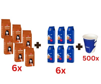 Pachet Promo 6x Covim Orocrema + 6x ICS Creamer + 500 pahare foto