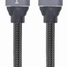 Cablu HDMI Gembird CCBP-HDMI-1M, premium, conectori auriti, rezolutie maxima 4K (3840 x 2160) la 60 Hz, 1 m (Negru)