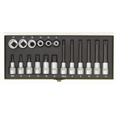 Set de chei speciale XZN (Spline), Proxxon 23296, 18 piese foto