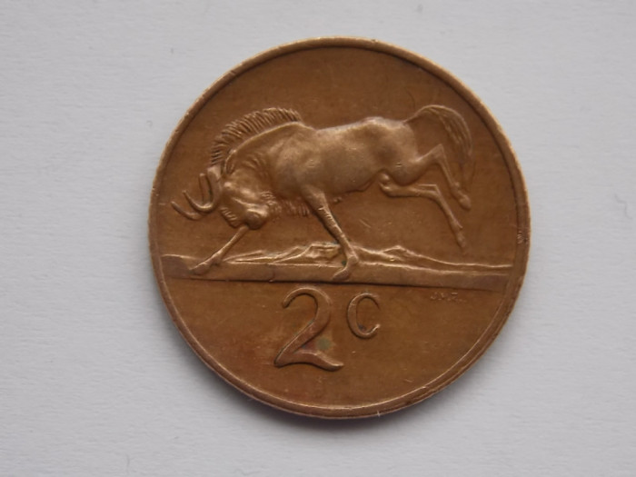 2 CENTS 1979 AFRICA DE SUD-COMEMORATIVA