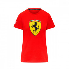 Ferrari tricou de dama Shield red F1 Team 2023 - M