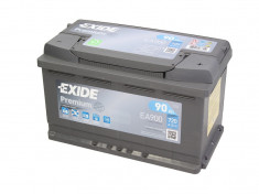 Baterie EXIDE 12V 90Ah 720A PREMIUM (R+ Borna standard) 315x175x190 B01 - flansa montare 10.5 mm (Pornire) foto