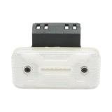 Lampa gabarit laterala LED alba 12V-24V cu suport, 2 functii X Neon