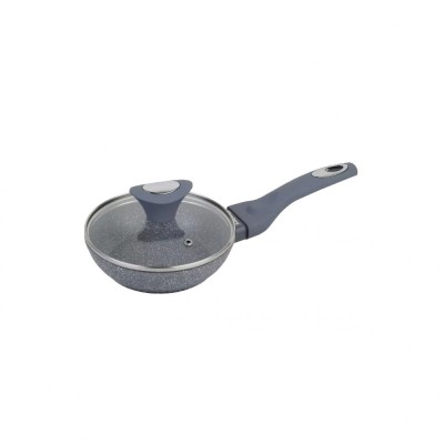 Tigaie cu capac, aluminiu, marmorata, gri, 28 cm, Klausberg foto