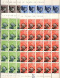 Guinea 1960 50 x UPU membership in sheet Mi.44 46-48 MNH CA.024, Nestampilat