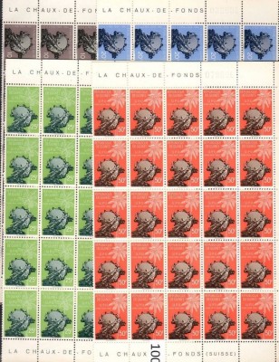 Guinea 1960 50 x UPU membership in sheet Mi.44 46-48 MNH CA.024 foto