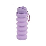 Sticla de apa pliabila din silicon, 200-500 ml, esentiala pentru scoala, plimbare, antrenament sau sport