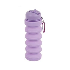 Sticla de apa pliabila din silicon, 200-500 ml, esentiala pentru scoala, plimbare, antrenament sau sport