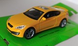 Macheta Hyundai Genesis Coupe 2009 galben - Welly 1/36, 1:32
