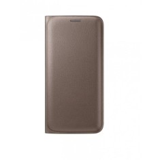 Husa Book Case Samsung Galaxy S6 Edge g925 Gold