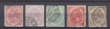 ROMANIA 1891 LP 48 CAROL I - 25 ANI DE DOMNIE SERIE STAMPILATA