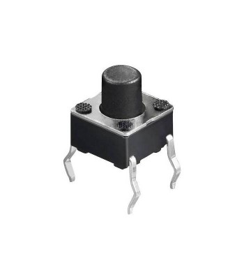 Buton microcontact 4 pini OFF-ON fara retinere 6x6mm buton 4mm de la foto