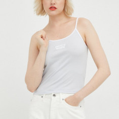 Levi's top din bumbac culoarea gri