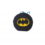 Pinata personalizata model rotund BATMAN, 40 cm, negru+galben